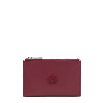 Kipling Meng Metallic Card Case In Purple