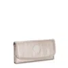 Kipling Moneyland Rfid Wallet In Silver Tone