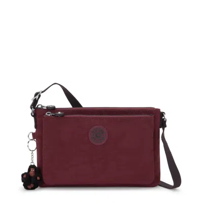 Kipling Mikaela Crossbody Bag In Burgundy
