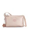 Kipling Mikaela Metallic Crossbody Bag In Pink