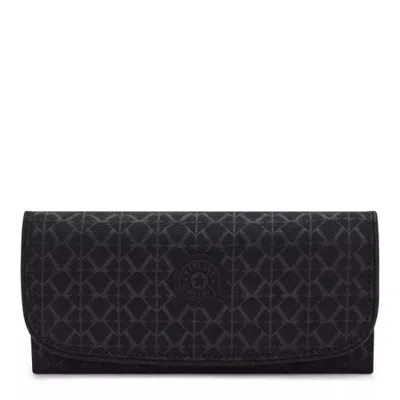 Kipling Money Land Printed Snap Wallet In Signature Embossed