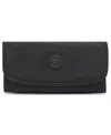 Kipling Moneyland Rfid Wallet In Black Noir,silver