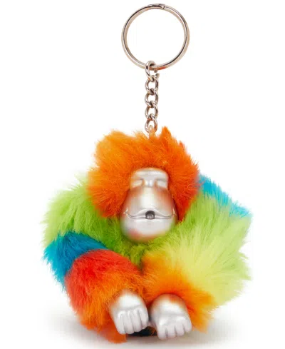 Kipling Monkey Clip Keychain Bag Charm In Vintage Blue