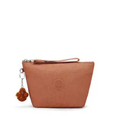 Kipling Naomi Medium Metallic Pouch In Copper Glimmer
