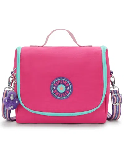 Kipling New Kichirou Insulated Lunch Bag In Intense Rose