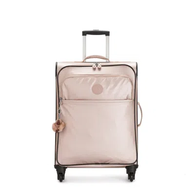 Kipling Parker Medium Metallic Luggage In Gold