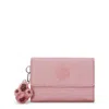 Kipling Pixi Medium Metallic Organizer Wallet In Pink