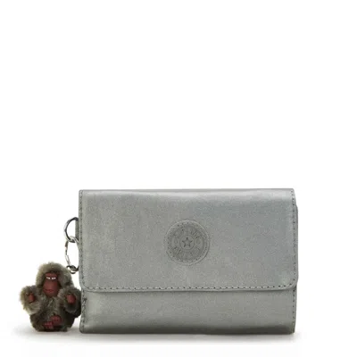 Kipling Pixi Medium Metallic Organizer Wallet In Multi