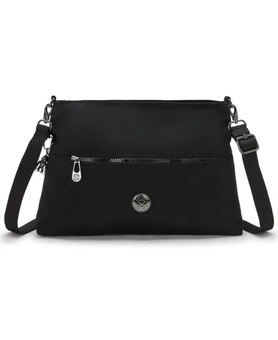 Kipling Pollie Medium Shoulder Bag In Endless Black