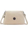 Kipling Pollie Shoulder Bag In Natural Fuzz