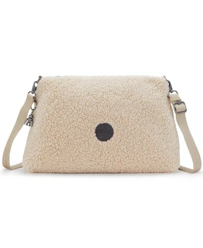 Kipling Pollie Shoulder Bag In Natural Fuzz