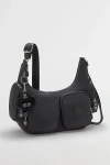Kipling Rikka Small Cargo Nylon Crossbody Bag In Black, Women's At Urban Outfitters In Black