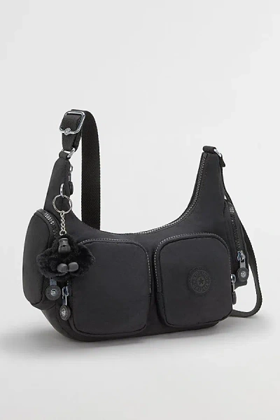 KIPLING RIKKA SMALL CARGO NYLON CROSSBODY BAG IN BLACK, WOMEN'S AT URBAN OUTFITTERS