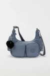 Kipling Rikka Small Cargo Nylon Crossbody Bag In Blue Stone, Women's At Urban Outfitters