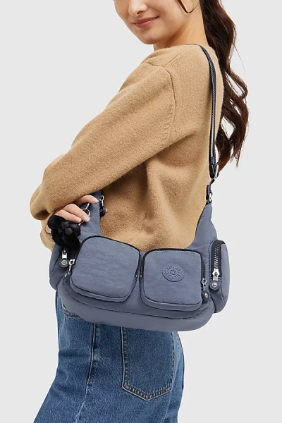 Kipling Rikka Small Cargo Nylon Crossbody Bag In Blue, Women's At Urban Outfitters In Blue