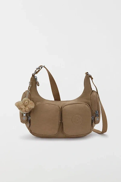 Kipling Rikka Small Cargo Nylon Crossbody Bag In Early Tan, Women's At Urban Outfitters