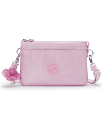 Kipling Riri Crossbody Bag In Metallic Lilac