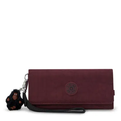 Kipling Rubi Large Wristlet Wallet In Red