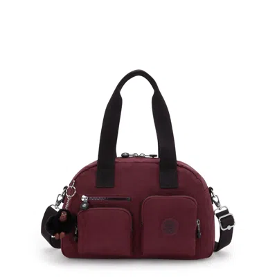 Kipling Ryland Shoulder Bag In Burgundy