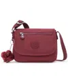 Kipling Sabian Mini Crossbody Bag In Burgundy