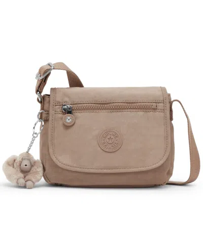 Kipling Sabian Mini Crossbody Bag In Tan Beige