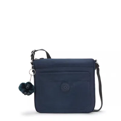 Kipling Sebastian Crossbody Bag Grey Gris In Blue