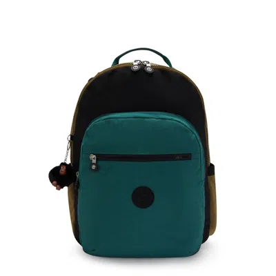 Kipling Seoul Extra Large 17" Laptop Backpack In Green