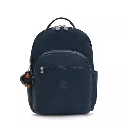 Kipling Seoul Extra Large 17" Laptop Backpack True Black2 In Blue