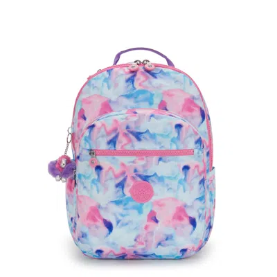Kipling Seoul Extra Large Printed 17" Laptop Backpack In Multi