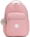 Kipling Seoul Xl Backpack In Bridal Rose