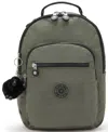 Kipling Seoul Go Backpack In Green Moss