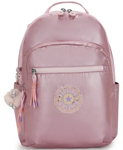 Kipling Seoul Go Large Backpack In Pink