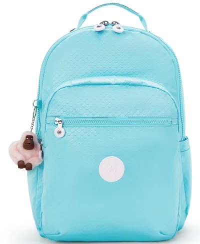 Kipling Seoul Lap 15" Laptop Backpack In Blue