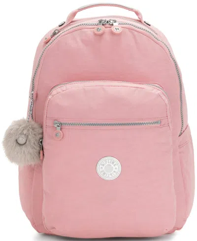 Kipling Seoul Large 15" Laptop Backpack In Pink