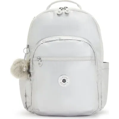 Kipling Seoul Large Metallic 15" Laptop Backpack In Candy Metallic