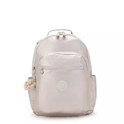 Kipling Seoul Large Metallic 15" Laptop Backpack Metallic Glow In Multi