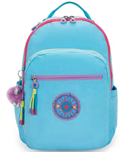 Kipling Seoul Medium Backpack In Blue
