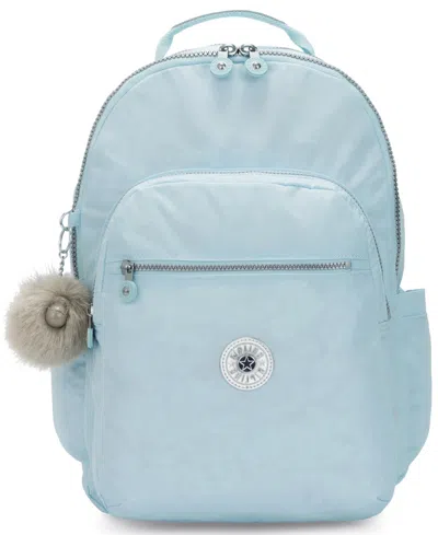Kipling Seoul Medium Backpack In Bridal Blue