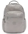 Kipling Seoul S Tablet Backpack In Gray Gris