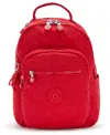 Kipling Seoul Small Backpack In Red