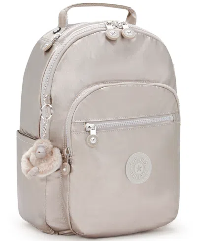Kipling Seoul Small Zipper Backpack In Black