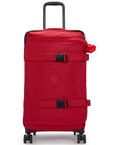 Kipling Spontaneous 26" Medium Rolling Luggage In Red
