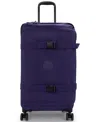 Kipling Spontaneous Large Rolling Luggage In Purple