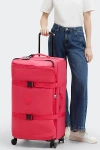 Kipling Spontaneous Nylon Large Rolling Luggage In Rose At Urban Outfitters