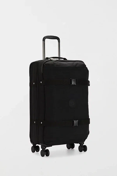 Kipling Spontaneous Nylon Rolling Luggage In Black, Women's At Urban Outfitters