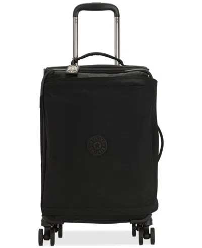 Kipling Spontaneous Small Carry On Wheeled Luggage In Black Noir,silver