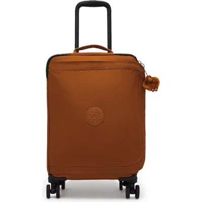 Kipling Spontaneous Small Rolling Luggage In Stylish Mokka
