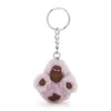 Kipling Sven Extra Small Monkey Keychain In Pink
