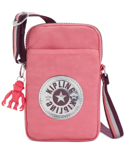 Kipling Tally Crossbody Phone Bag In Intense Rose