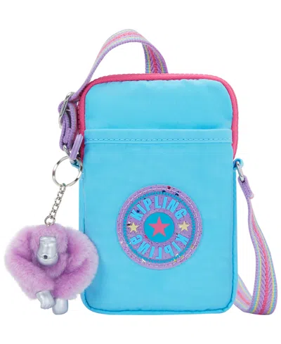 Kipling Tally Crossbody Phone Bag In Splash Blue